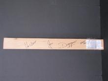 Jim Duggan Signed 2x4 JSA Witnessed