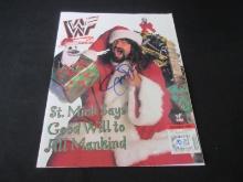 Mick Foley Signed Magazine FSG COA