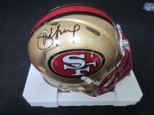 Steve Young Signed Mini Helmet GAA COA