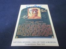 Ernie Banks Signed Postcard SSC COA