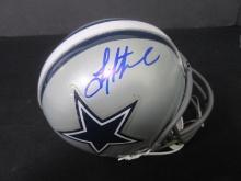 Troy Aikman Signed Mini Helmet GAA COA