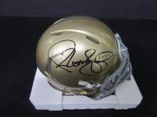 Jerome Bettis Signed Mini Helmet GAA COA