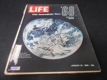 Neil Armstrong Signed 1969 Magazine Heritage COA