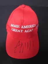 Donald Trump Signed MAGA Hat Direct COA