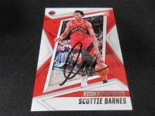 Scottie Barnes signed Rookie basketball card COA