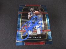 Paul George signed basketball card COA