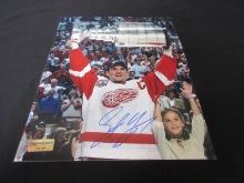 Steve Yzerman Signed 8x10 Photo EUA COA