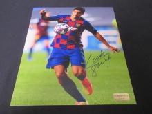 Luis Suarez Signed 8x10 Photo EUA COA