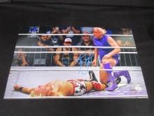 Ric Flair signed 12x20 photo COA