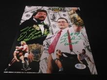 Ted DiBiase & IRS Signed 8x10 Photo FSG COA