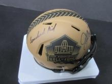 John Elway Signed HOF Mini Helmet GAA COA