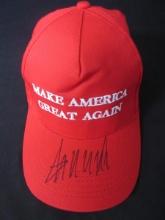 Donald Trump Signed MAGA Hat Heritage COA