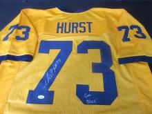 Maurice Hurst Signed Jersey JSA COA