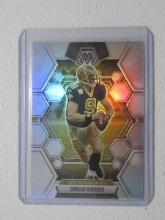 2023 MOSAIC DREW BREES SILVER PRIZM SAINTS