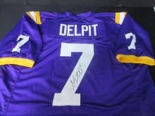 Grant Delpit Signed Jersey JSA COA