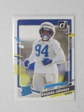 2023 DONRUSS DESJUAN JOHNSON RC CHARGERS