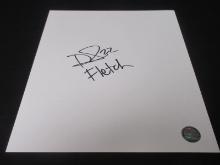 DAVID FLETCHER SIGNED WHITE SHEET WITH COA