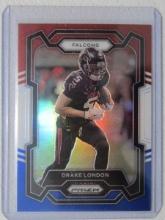 2023 PRIZM DRAKE LONDON RED-WHITE-BLUE