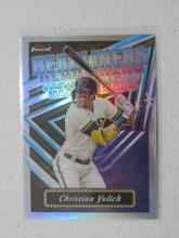 2023 TOPPS FINEST CHRISTIAN YELICH REFRACTOR