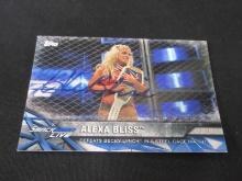 ALEXA BLISS SIGNED SPORTS CARD WITH COA