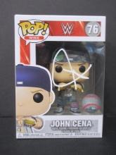 John Cena Signed WWE Funko Pop W/Coa