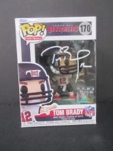 HIGH END TOM BRADY SIGNED BUCS FUNKO POP COA