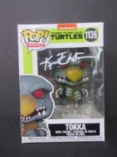 KEVIN EASTMAN SIGNED TMNT TOKKA FUNKO COA