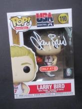 LARRY BIRD SIGNED TEAM USA FUNKO POP COA