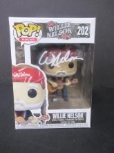 WILLIE NELSON SIGNED FUNKO POP COA