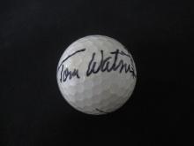 AUTHENTIC TOM WATSON SIGNED GOLF BALL COA