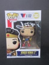 GAL GADOT SIGNED WONDER WOMAN FUNKO COA