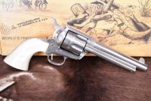 Italian Made Uberti Stoeger 1873 SAA Cattleman Engraved .45 LC 5.5” Single Action Revolver & Box '12