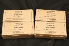 3x Full Boxes, 1x Partial Box, 179 Rds. of Olin “WCC 77” US Military .45 ACP Ball Ammo