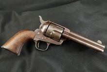 Antique Colt 1880s Etched Panel Frontier Six Shooter 1st Generation 44-40 WCF 4.75” SAA Revolver '84