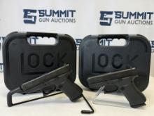 (2) Glock 43X Sequential SN's 9mm