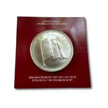 Franklin Mint Bahama Island Five-Dollar Coin