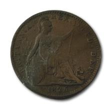 1825 Great Britain Half Penny