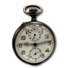 Antique Angelus Alarm Switzerland Pocket Watch, Runs