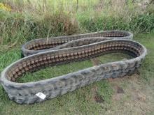 Set of rubber tracks