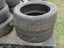 Set of 2 new low profile 17in tires