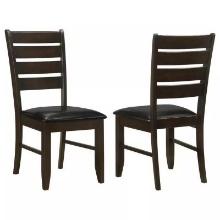 Coaster Dalila dining table side chair pair (2), part # 102722