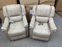 Cougar RV SG recliner pair (2) doeskin