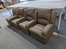 Bemidji RV left arm recliners set of (4)