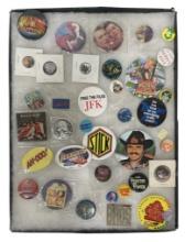 Rare Music and Movie Pin Collection