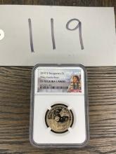 2019-S Sacagawea $1 Mary Golda Ross Graded PF 70 Ultra Cameo Coin