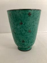 Gustavsberg Argenta Green Vase