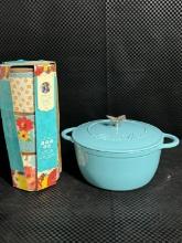 Pioneer Woman Pot Blue and Canister