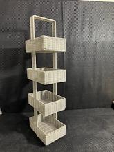 Gray Platsic Woven Stand