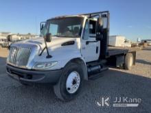 2003 International 4300 Flatbed Truck Runs & Moves