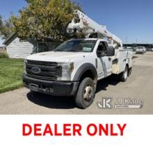 Altec AT40G, Bucket Truck mounted behind cab on 2019 Ford F550 4x4 Utility Truck Runs, Moves, Does N